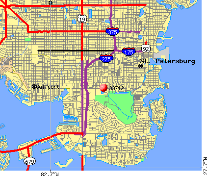 St Petersburg Fl Zip Code Map - Maps For You