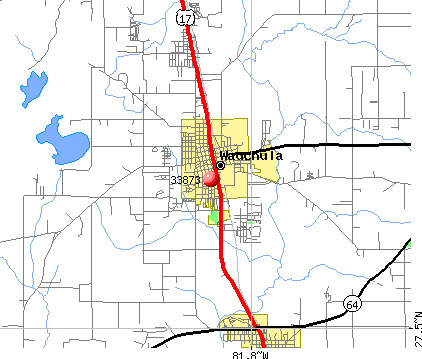 Wauchula, FL (33873) map