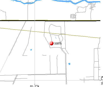 Labelle, FL (33975) map