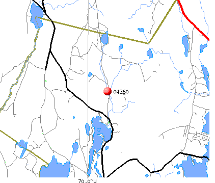 Vienna, ME (04360) map