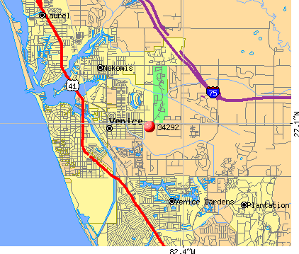 Images And Places Pictures And Info Venice Florida Map