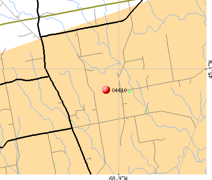 Bradford, ME (04410) map