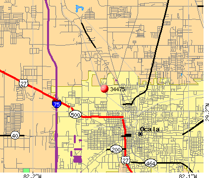 Ocala Fl Zip Code Map - Maping Resources