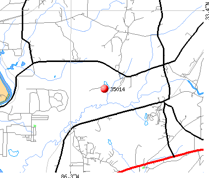 Childersburg, AL (35014) map