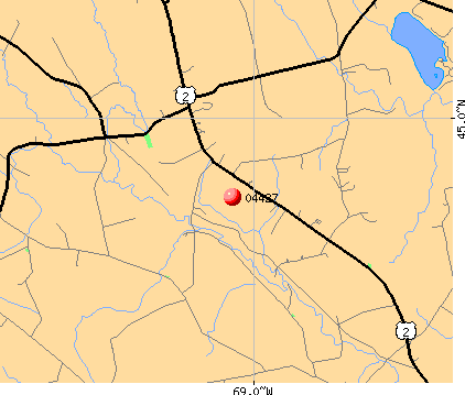 Corinth, ME (04427) map