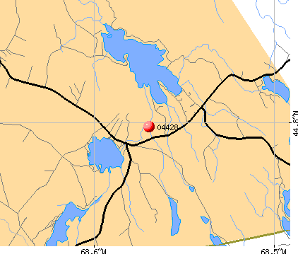 Eddington, ME (04428) map