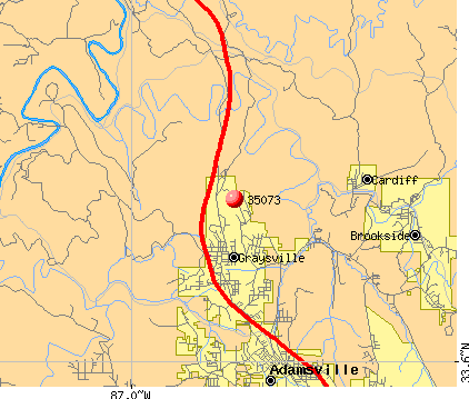 Graysville, AL (35073) map