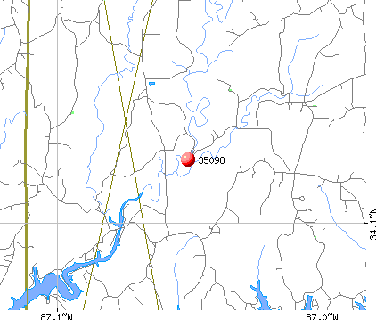 Logan, AL (35098) map