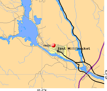 East Millinocket, ME (04430) map