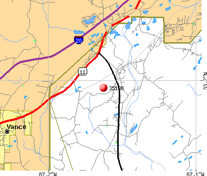 North Bibb, AL (35188) map