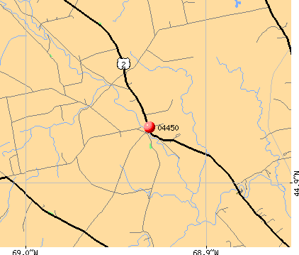 Kenduskeag, ME (04450) map
