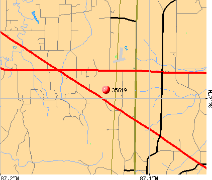 Danville, AL (35619) map