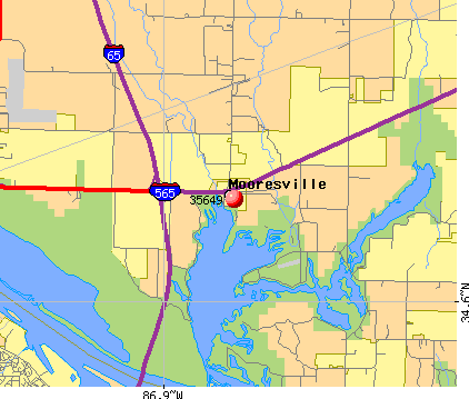 Mooresville, AL (35649) map