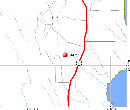 Orient, ME (04471) map