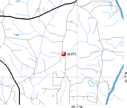 Shorterville, AL (36373) map