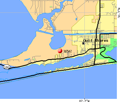 gulf shores map alabama al zip code city profile orange beach