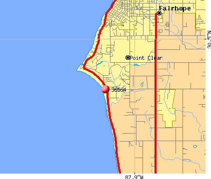 point clear zip map code profile al alabama