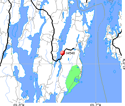 Georgetown, ME (04548) map