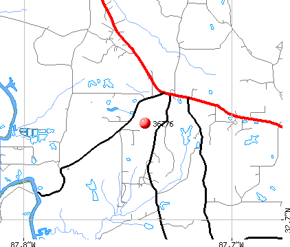 Sawyerville, AL (36776) map