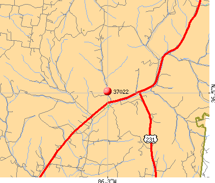 Bethpage, TN (37022) map