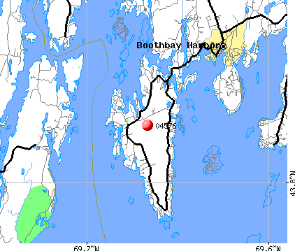 Southport, ME (04576) map