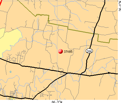 Lascassas, TN (37085) map