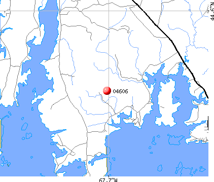 Addison, ME (04606) map