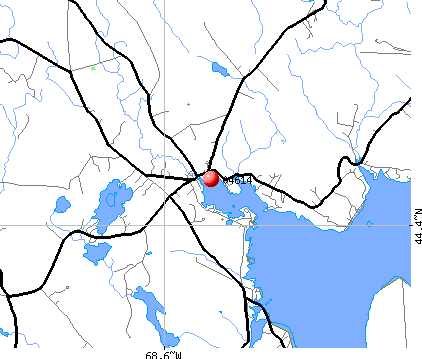 Blue Hill, ME (04614) map