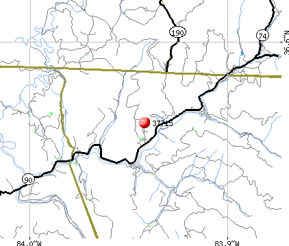 Clairfield, TN (37715) map
