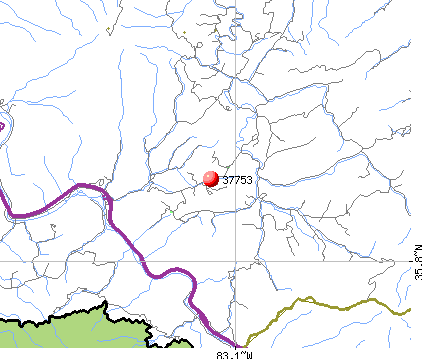 Hartford, TN (37753) map