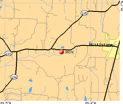 Williston, TN (38076) map