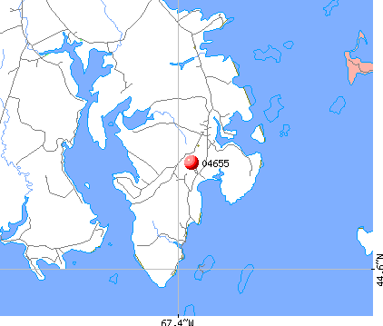 Machiasport, ME (04655) map