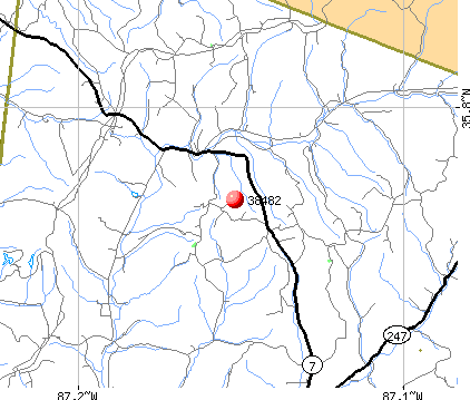 Santa Fe, TN (38482) map