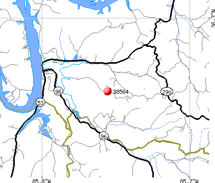 Granville, TN (38564) map