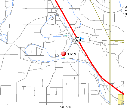 38739 map