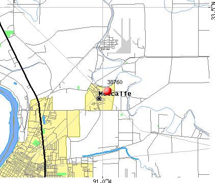 Metcalfe, MS (38760) map