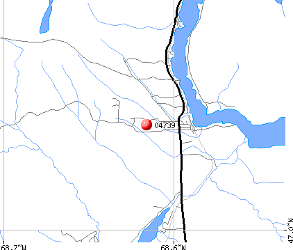 Eagle Lake, ME (04739) map