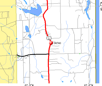 Easton, ME (04740) map