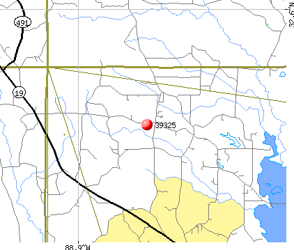 Collinsville, MS (39325) map