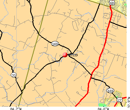 Keene, KY (40339) map