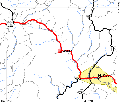 McKee, KY (40447) map