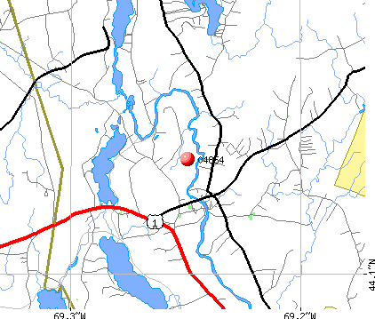 Warren, ME (04864) map