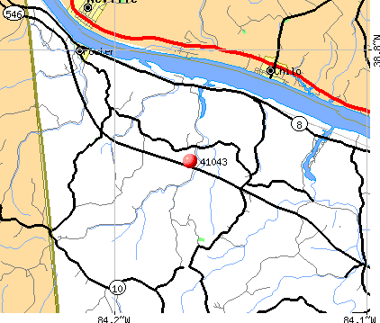Foster, KY (41043) map