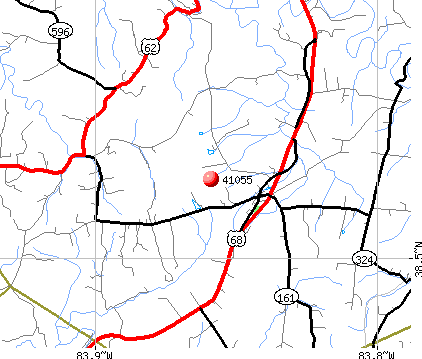 Sardis, KY (41055) map