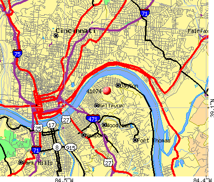 Dayton, KY (41074) map