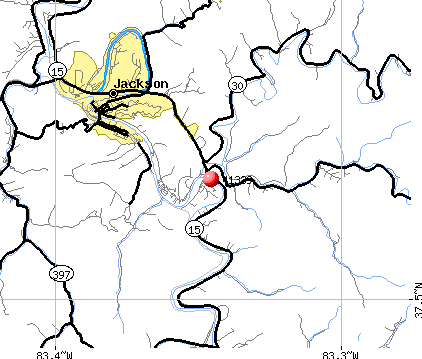 Jackson, KY (41339) map