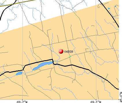 Garland, ME (04939) map