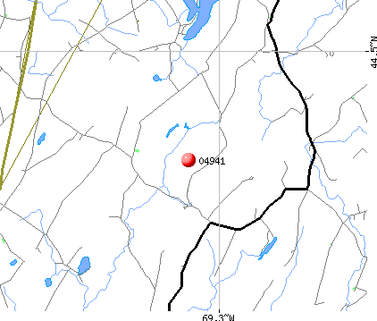 Freedom, ME (04941) map