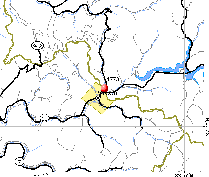 Vicco, KY (41773) map