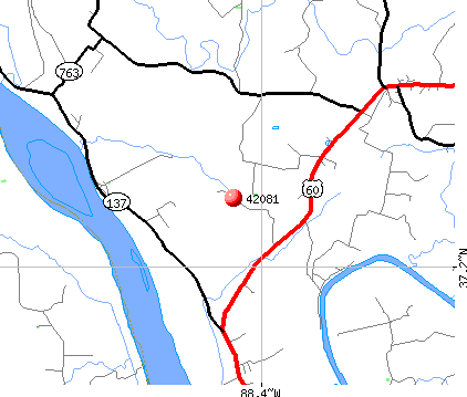 Smithland, KY (42081) map